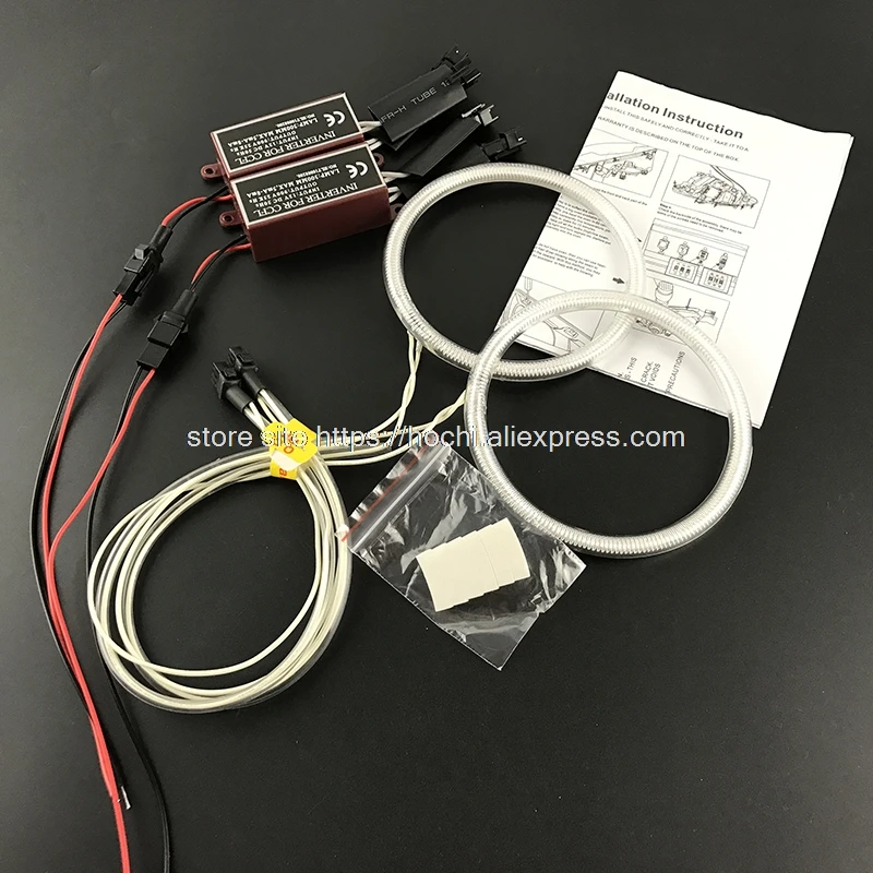 HochiTech ccfl ангельские глазки комплект белый 6000 К halo кольца фара для volvo Volvo XC60 с