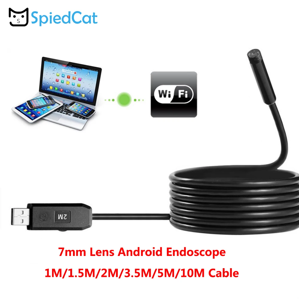 1/1. 5/2/3 5/5/10 м кабель 7 мм объектив эндоскопа мини Камера USB эндоскоп