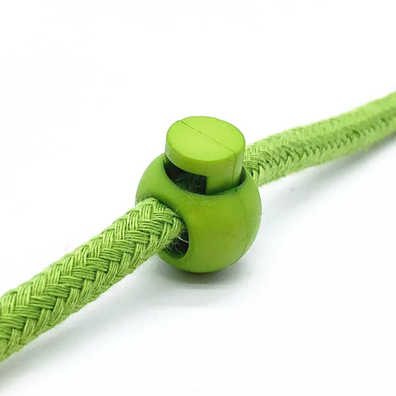 30 шт. цветные пластиковые Шаровые Круглые Пружинные концы для фиксации шнура