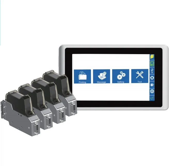 Струйный принтер QR штрих кодов для онлайн производства картонная коробка бумага