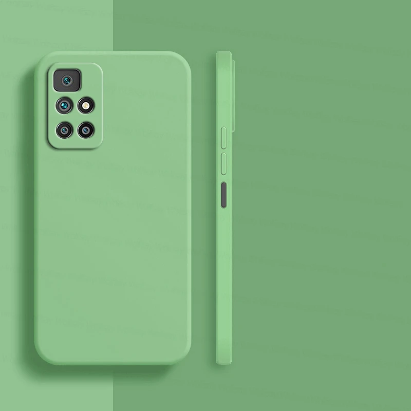 Funda a prueba de golpes para Xiaomi Redmi 10, carcasa protectora de silicona l&iacute;quida TPU, Poco F3, M3, M4 Pro, 5G, 9T, Note 10 Pro-4