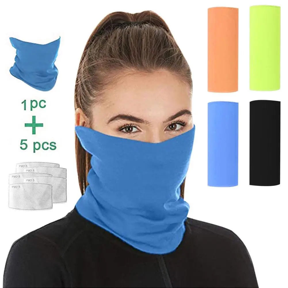 

Уличная Мужская и женская Пылезащитная Крышка для лица, повязка на шею, шарф, повязка на голову с фильтром, повязка на голову, повязка на голо...