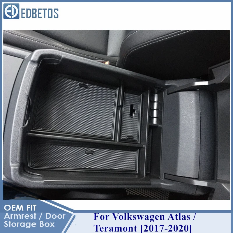 Подлокотник коробка для хранения Volkswagen Teramont 2017 2020 Atlas укладка Tidying органайзер