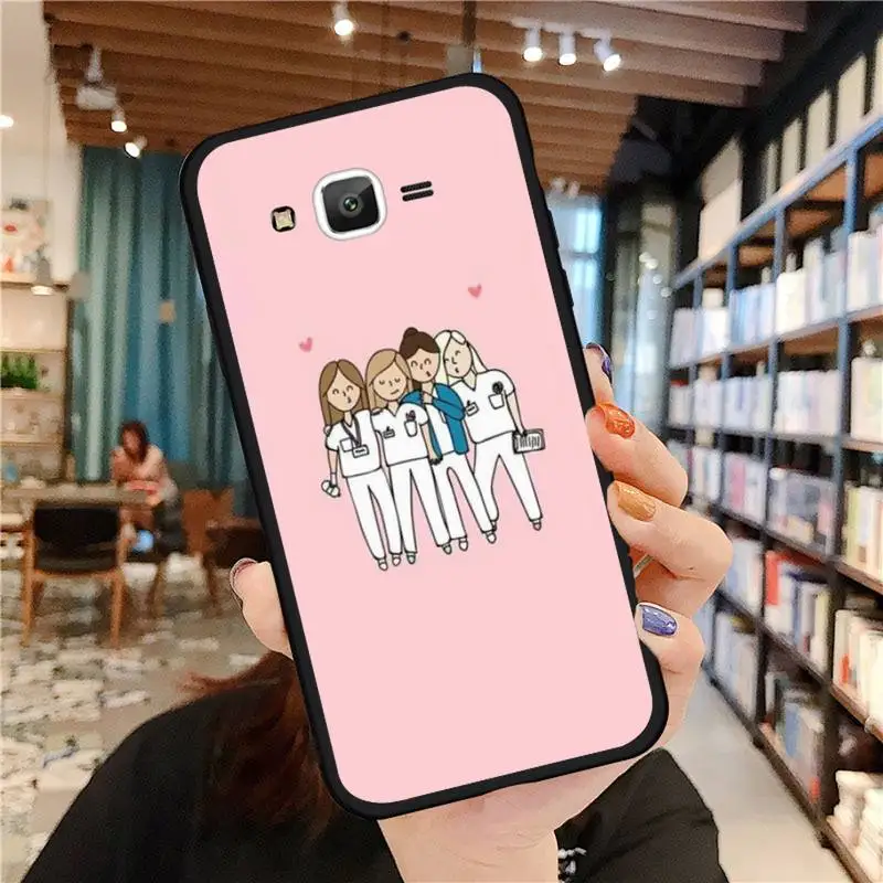 

Spain Cartoon Medicine Doctor Nurse fashion Phone Case For Samsung Galaxy J2 J4 J5 J6 J7 J8 2016 2017 2018 Prime Pro plus Neo