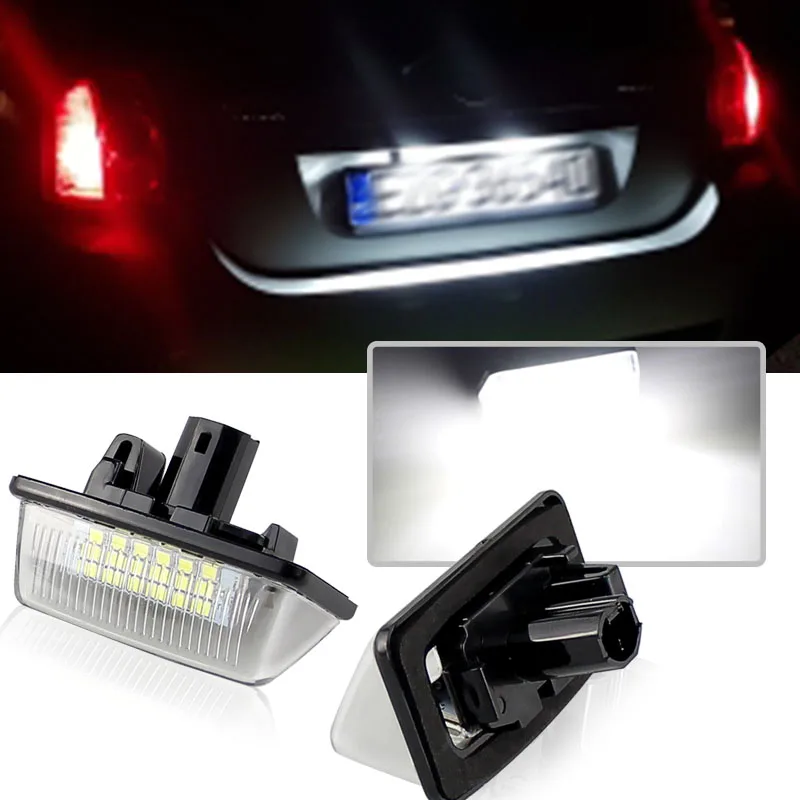 2pcs LED License Plate Lights for Toyota Corolla E11 ZZE12 NDE12 ZDE12 1997-2001 Number lamps bulb Automotive Accessories - купить по