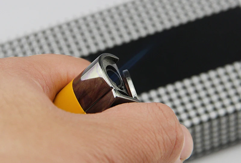 Металлическая ветрозащитная Зажигалка COHIBA для сигарет зажигалка с дырочками