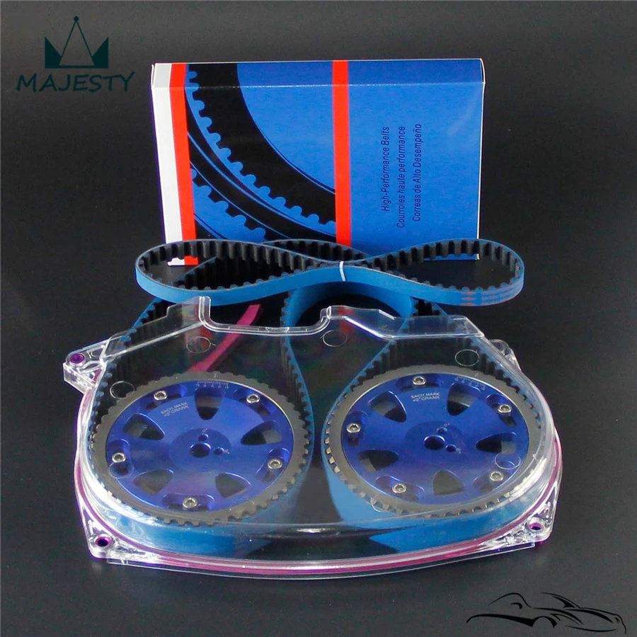 Крышка ремня ГРМ + шкив кулачка с ремнем для Lancer Evolution 4G63 EVO 4 5 6 7 8 | Автомобили и