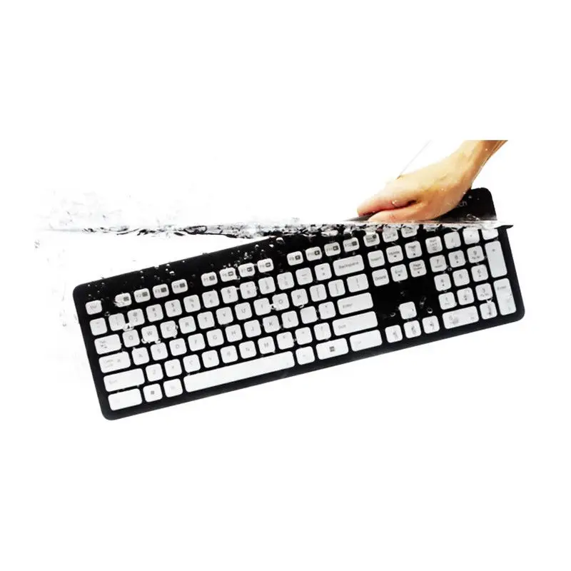 Logitech K310 моющаяся Водонепроницаемая проводная USB черная игровая клавиатура для ПК