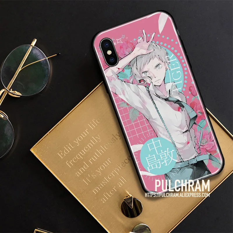 Atsushi Nakajima Anime Glass Soft Silicone Phone Case Cover Shell For IPhone SE 6s 7 8 Plus X XR XS 11 12 Mini Pro Max Sumsung | Мобильные