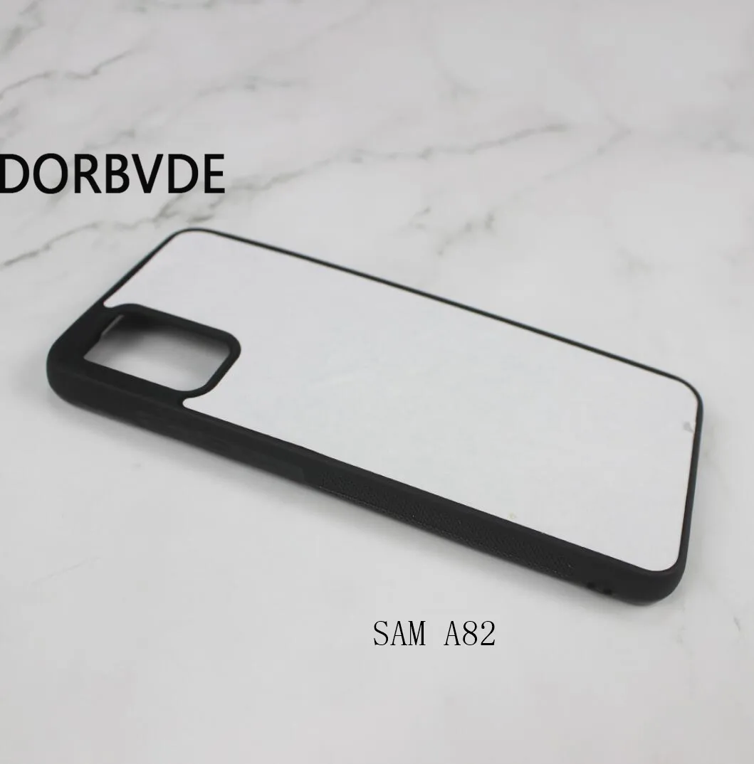 2D сублимационный чистый ТПУ + ПК резиновый чехол для Samsung A82 A22 M62 A03S A32 с