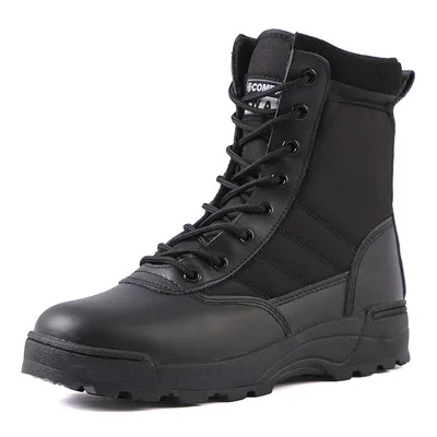 

men's Military combat boots, fans, boots, outdoor mountaineering shoes, high-top tactical boots, desert boots for men and women.
