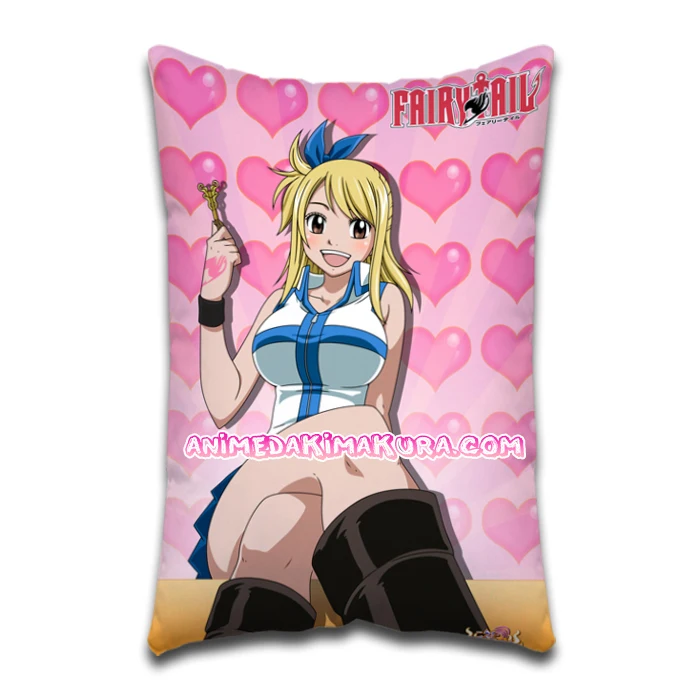 

Fairy Tail Lucy Heartfilia Anime Girl Hugging Standard Pillow Case Cover Cushion