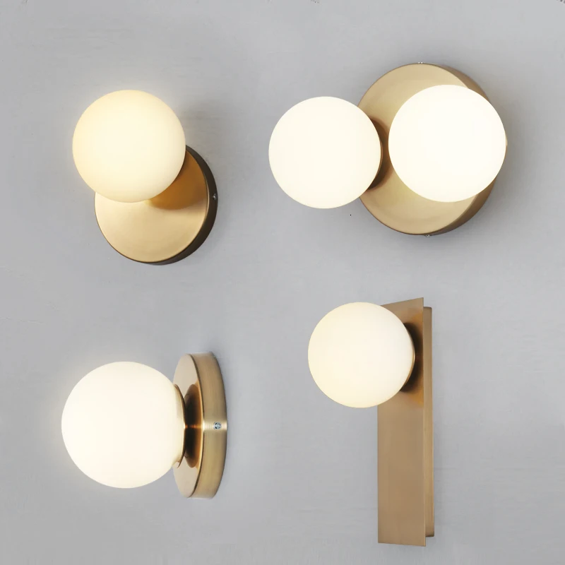 Настенная лампа в стиле постмодерн светодиодный светильник минимализма со