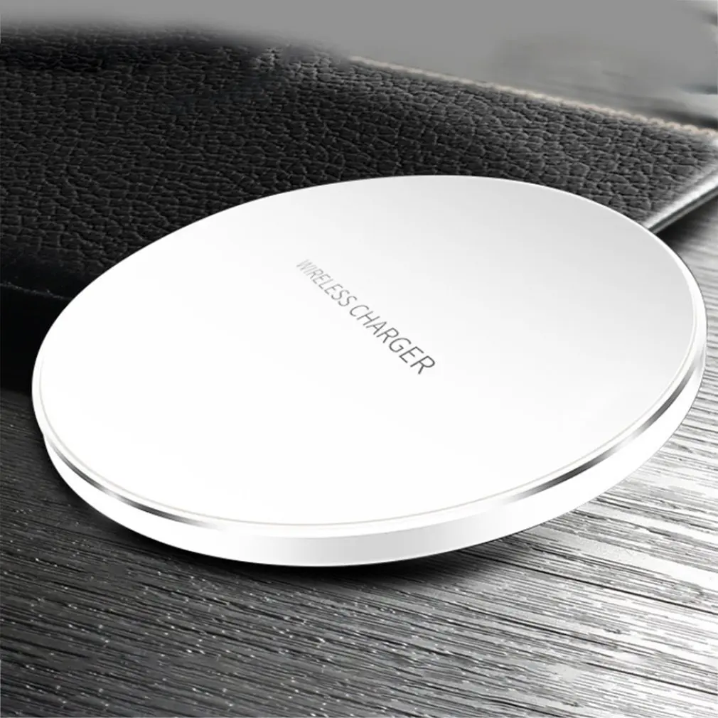 Qi Metal Wireless Charger For iPhone Desktop Fast Charging Samsung | Мобильные телефоны и аксессуары