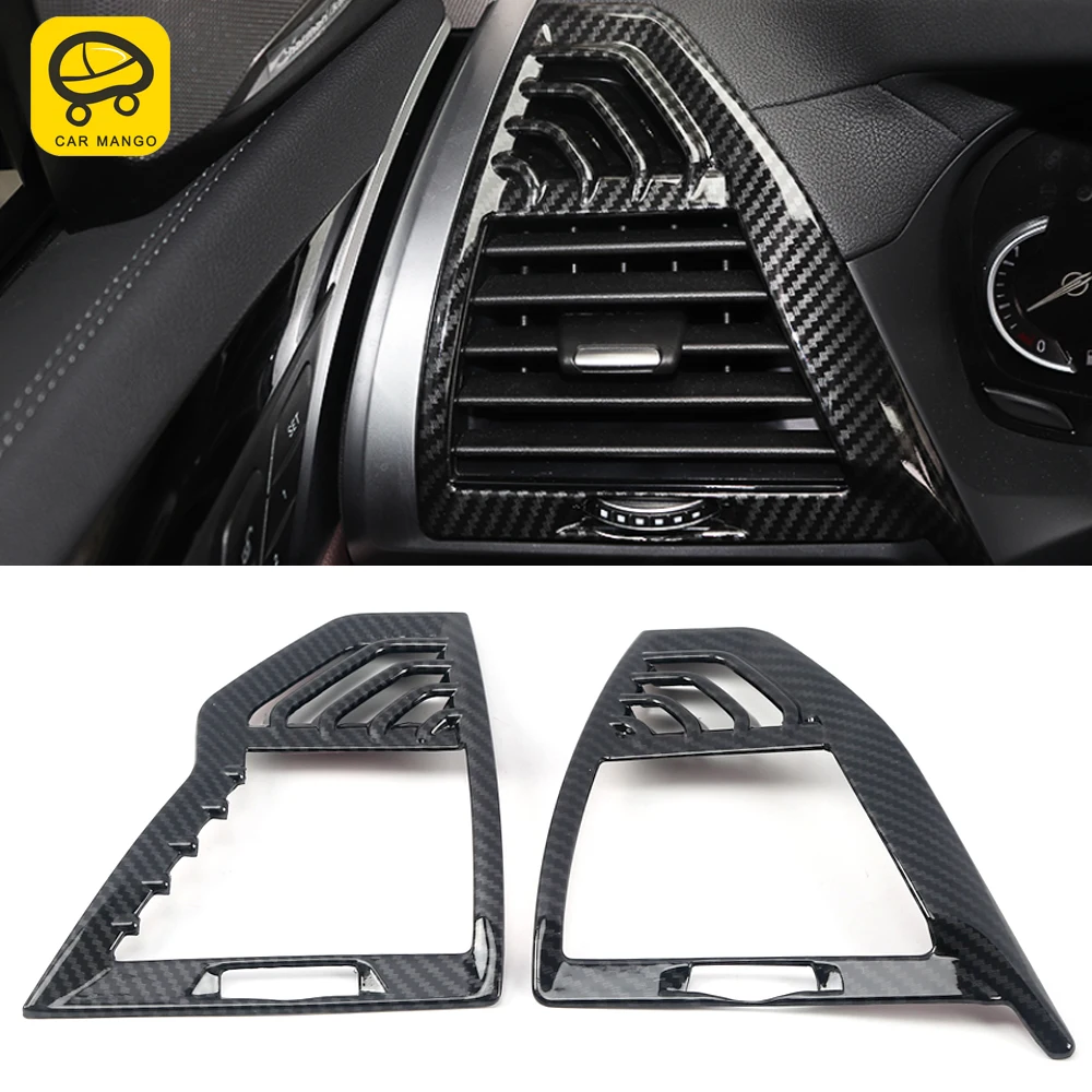 

CarManGo автомобильный аксессуар Передняя Центральная решетка вентиляционного отверстия панель крышка рамка отделка внутреннее украшение дл...