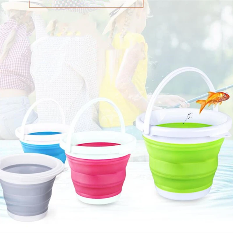 Ведро складное пластиковое 3/5/10 л для воды | Дом и сад