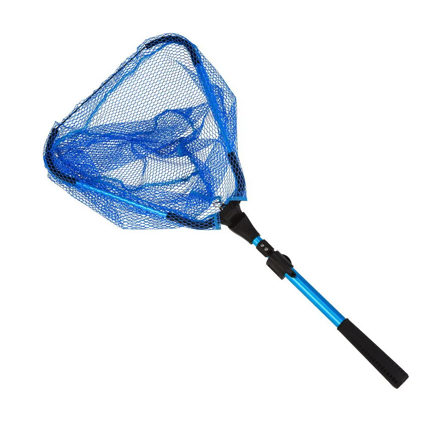 

Triangle Dip Net 2-section Contraction 80-98cm Hand Net Aluminum alloy+ABS Outdoor Fishing Net