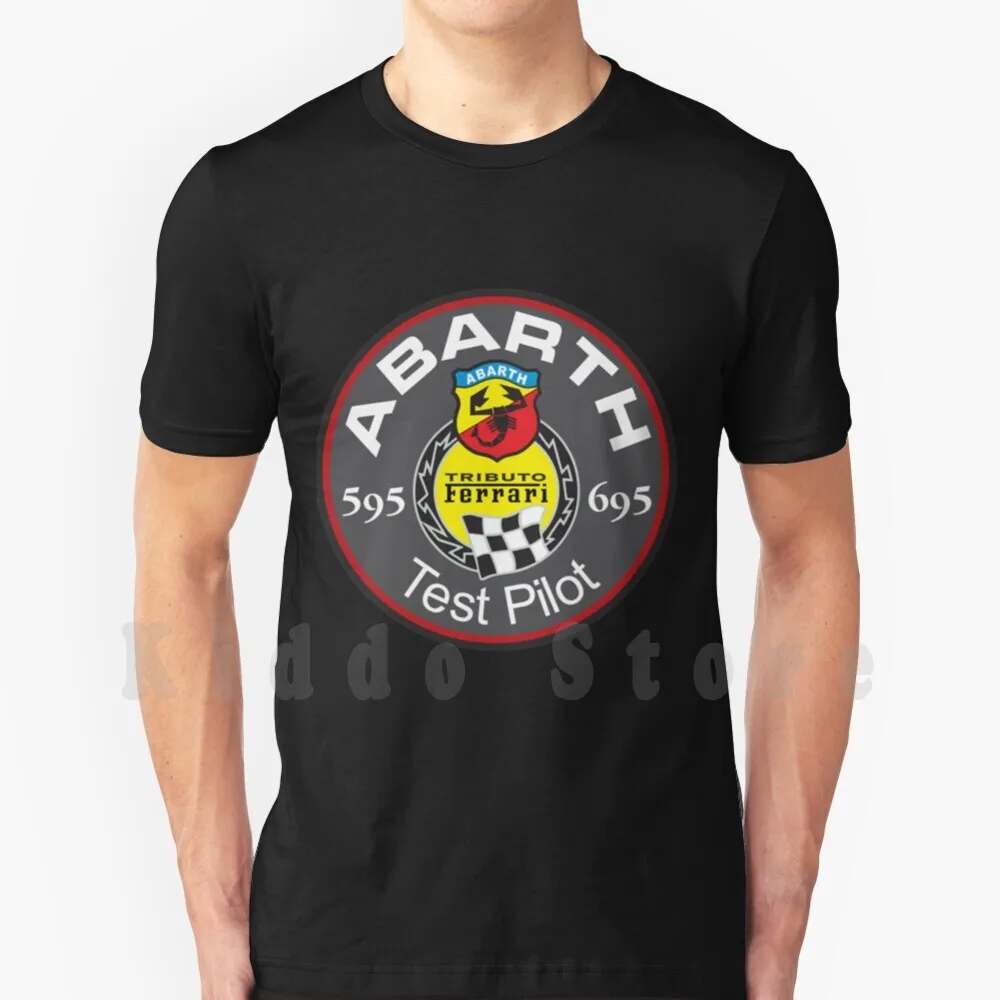 Abarth 695 Test Pilot T Shirt DIY Big Size 100% Cotton 131 595 2019 124 Spider A112