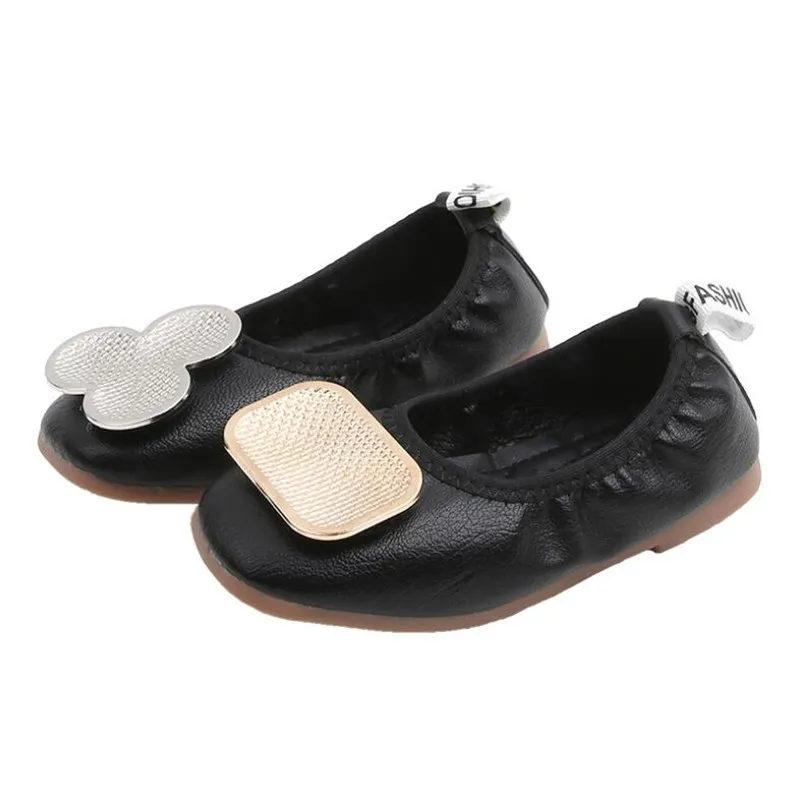 2020 г. Модная новая обувь для девочек балетки на плоской подошве без застежки с