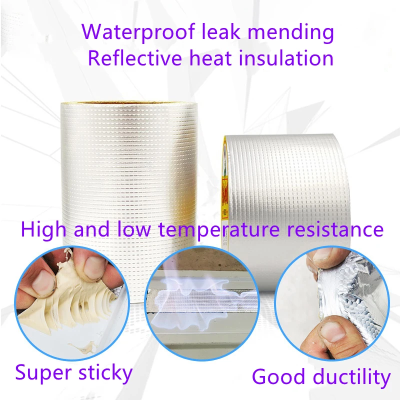 Сверхпрочная алюминиевая водонепроницаемая лента Бутилкаучуковая герметичная