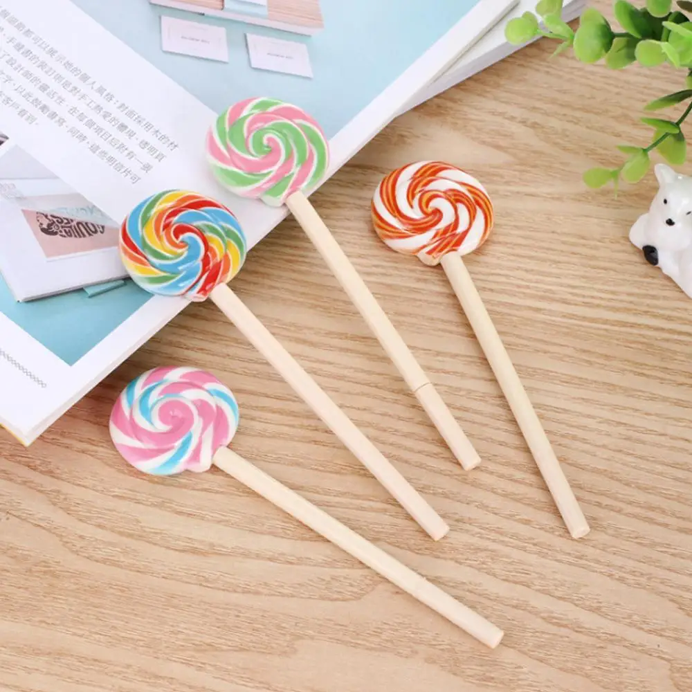 

4 pcs/lot Novelty Lollipop Ballpoint Pen Student Gift Stationery School Supplies