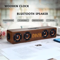 home theatre hifi wooden wireless bluetooth speaker subwoofer combination speaker system bass music center sound bar for tv pc