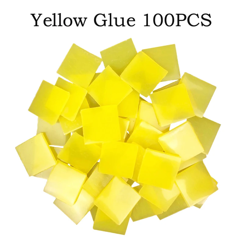 Инструмент для алмазной живописи DPF клеевая глина 2*2 см аксессуары синяя и желтая