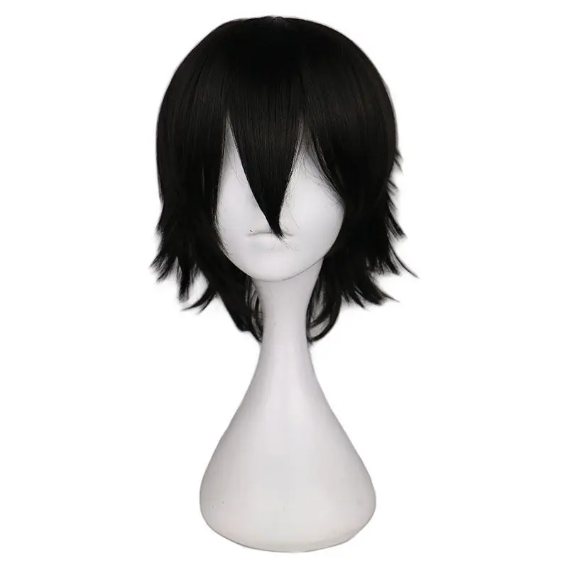 Haikyuu! Черный короткий парик Kageyama Tobio костюм для косплея термостойкие