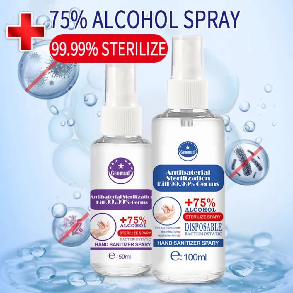 100 мл портативный Быстросохнущий дезинфицирующее средство для рук