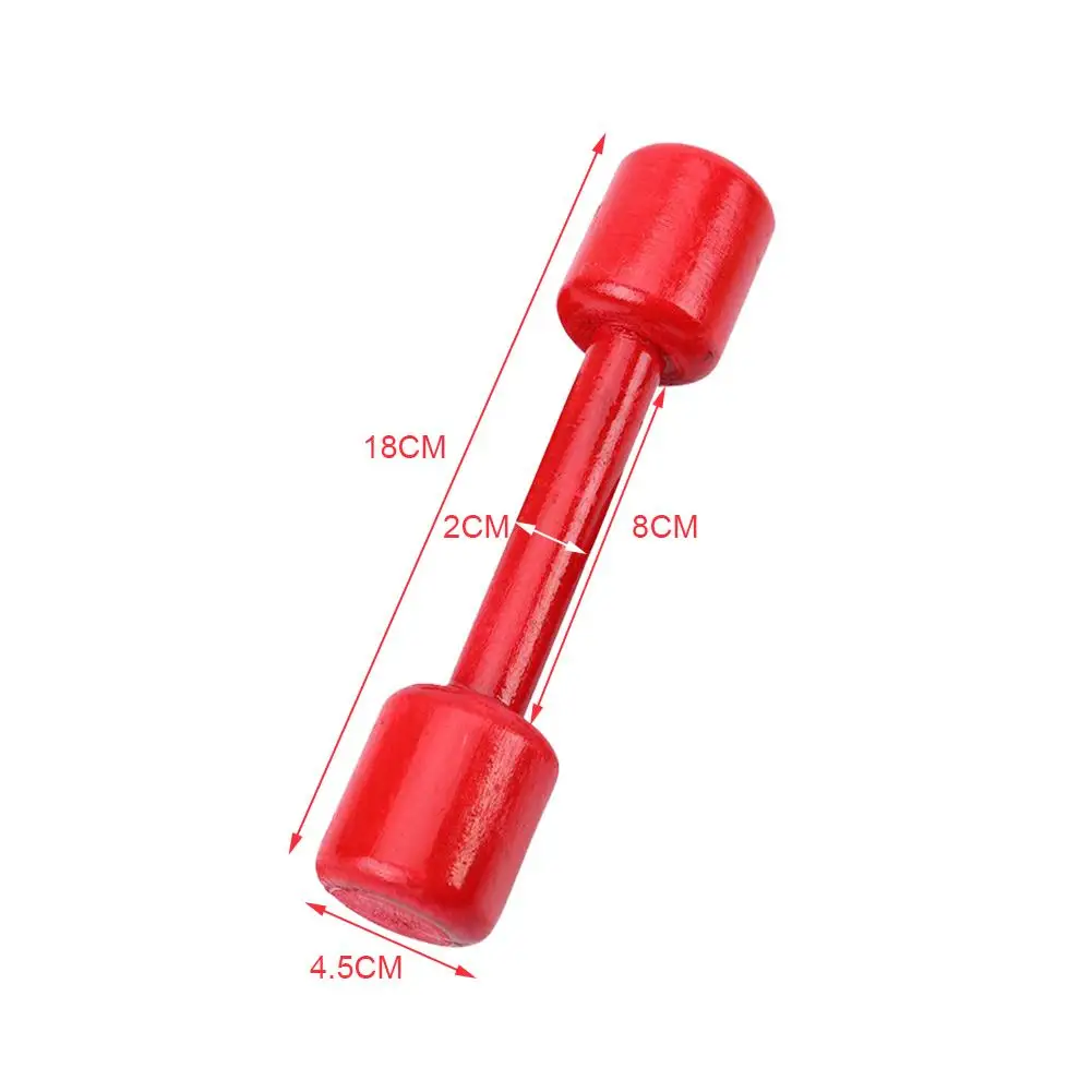 2 шт деревянные гантели для фитнеса Спортивное снаряжение тренировки прочные