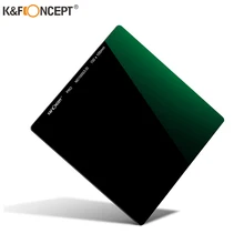 K&F Concept ND1000 MC 20 Layer Square Lens Optical Glass Filter 10 Stop Optical Glass Fits 100x100mm with Filter Case Gift