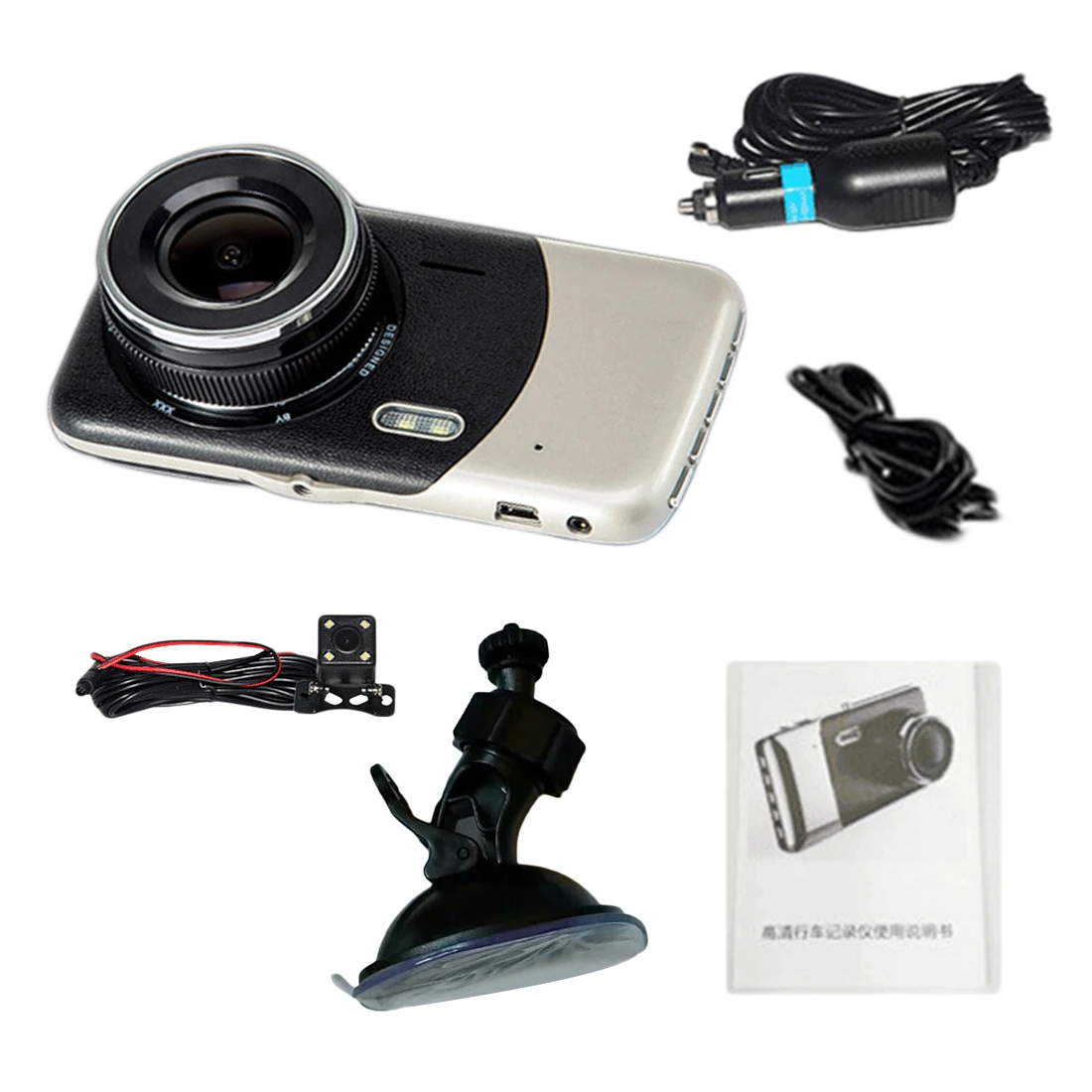 

professional monitor4 Inch Driving Recorder Front And Rear Dual Lens Screen 170 Wide-Angle Hd 1080P Car Dvr Parking Monitor