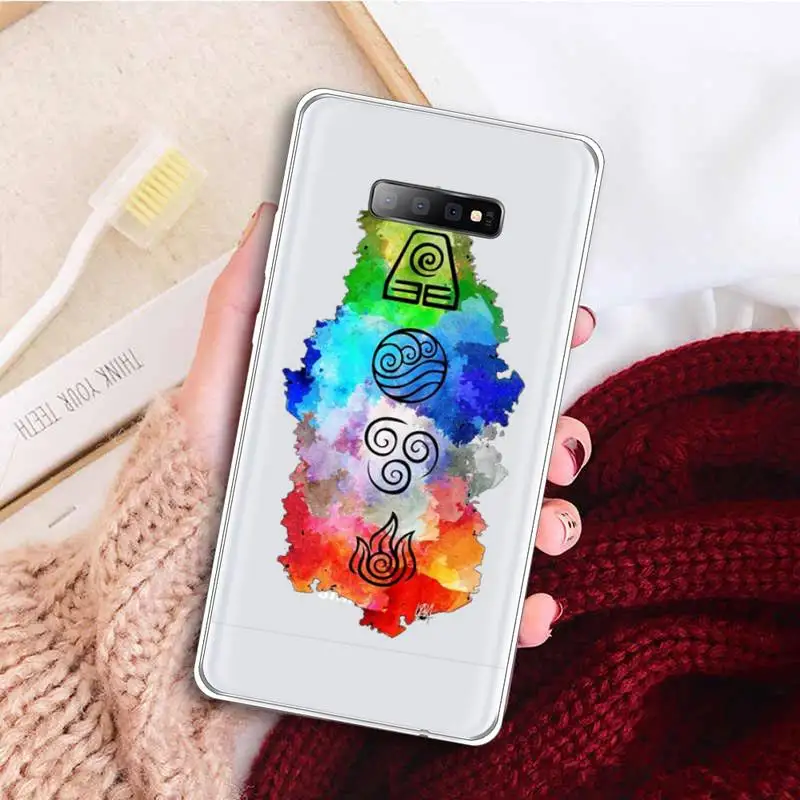 

Avatar the Last Airbender anime Phone Case Transparent For Samsung Galaxy S A 5 7 8 9 2015 20 edge plus 10 e lite 2019