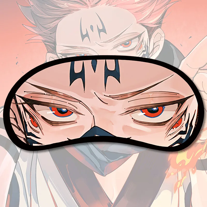 

Japan Jujutsu Kaisen Eye Patch Anime Sleep Blindfold Fushiguro Megumi Casual Eyes Mask Gojo Satoru Eyepatch Breathable Cartoon