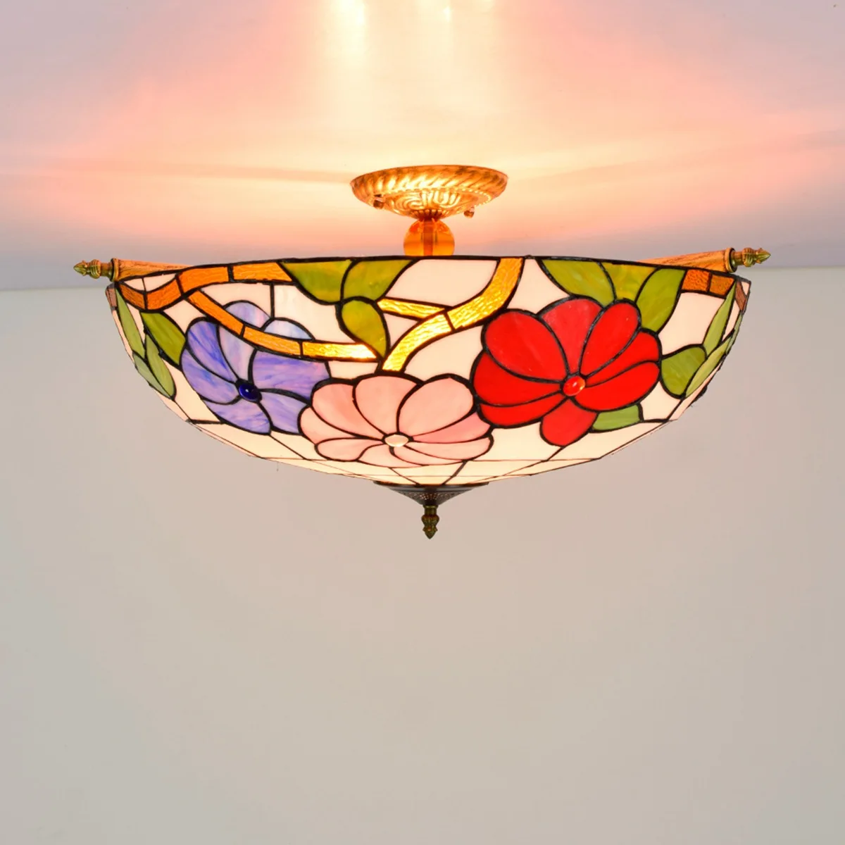 Креативный цветной стеклянный маленький светильник 65 см для гостиной ресторана