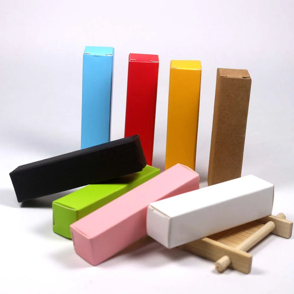 20.5*86.5mm balck /red/pink /white etc Paper box for lip gloss/ balm tube