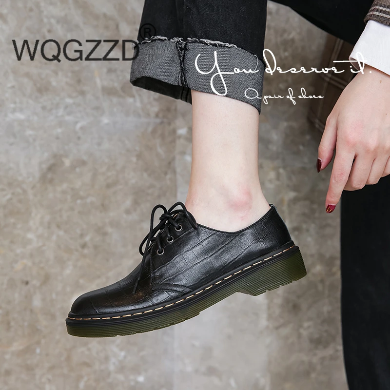 Женские туфли оксфорды из 100% натуральной кожи роскошные Брендовые повседневные