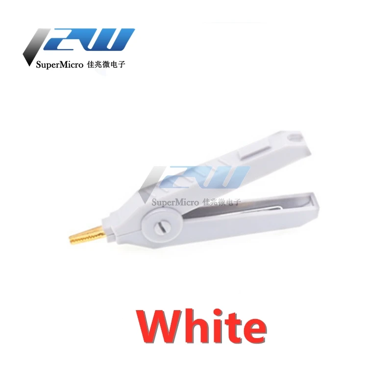 Зажим крокодил с покрытием из чистой меди положительный и отрицательный полюс