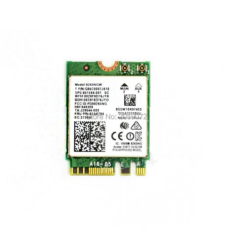 Wireless ac8265 двухрежимный беспроводной модуль nic применим для jetson nano поддерживает