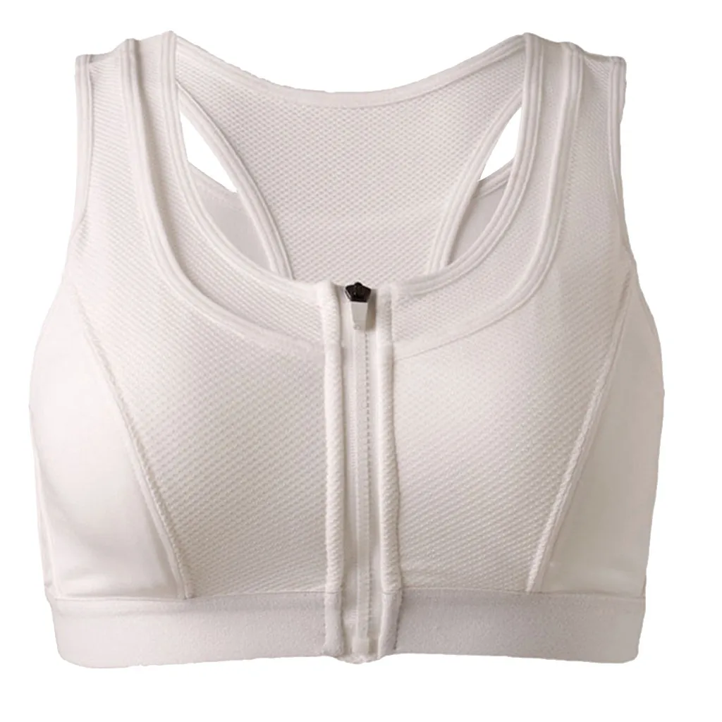 Женское Спортивное нижнее белье SAGACE бесшовный спортивный бюстгальтер на молнии
