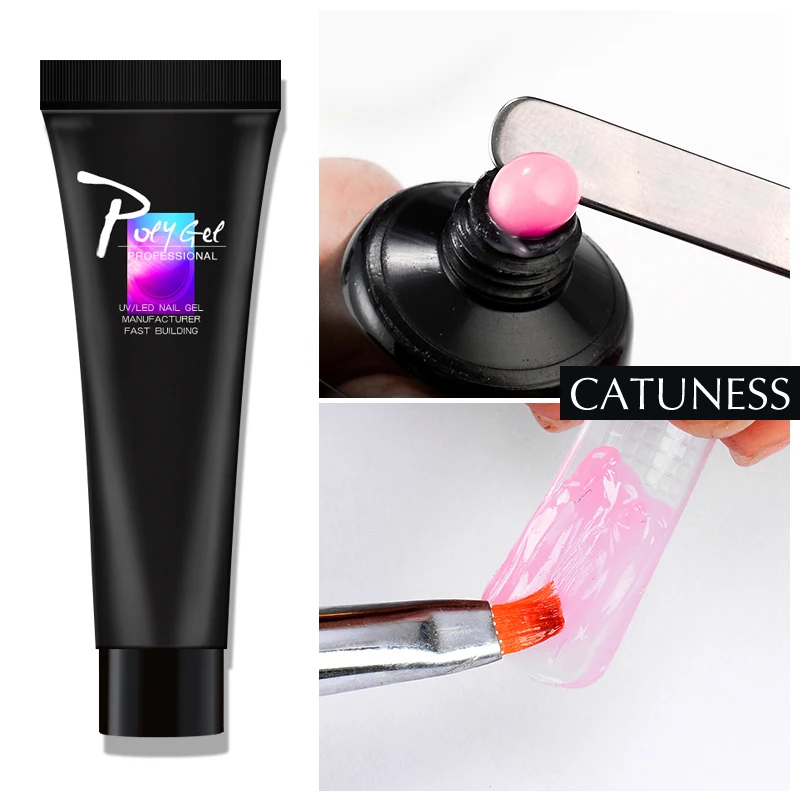 Набор прозрачных полигелей для наращивания ногтей набор нюдовых декоративных