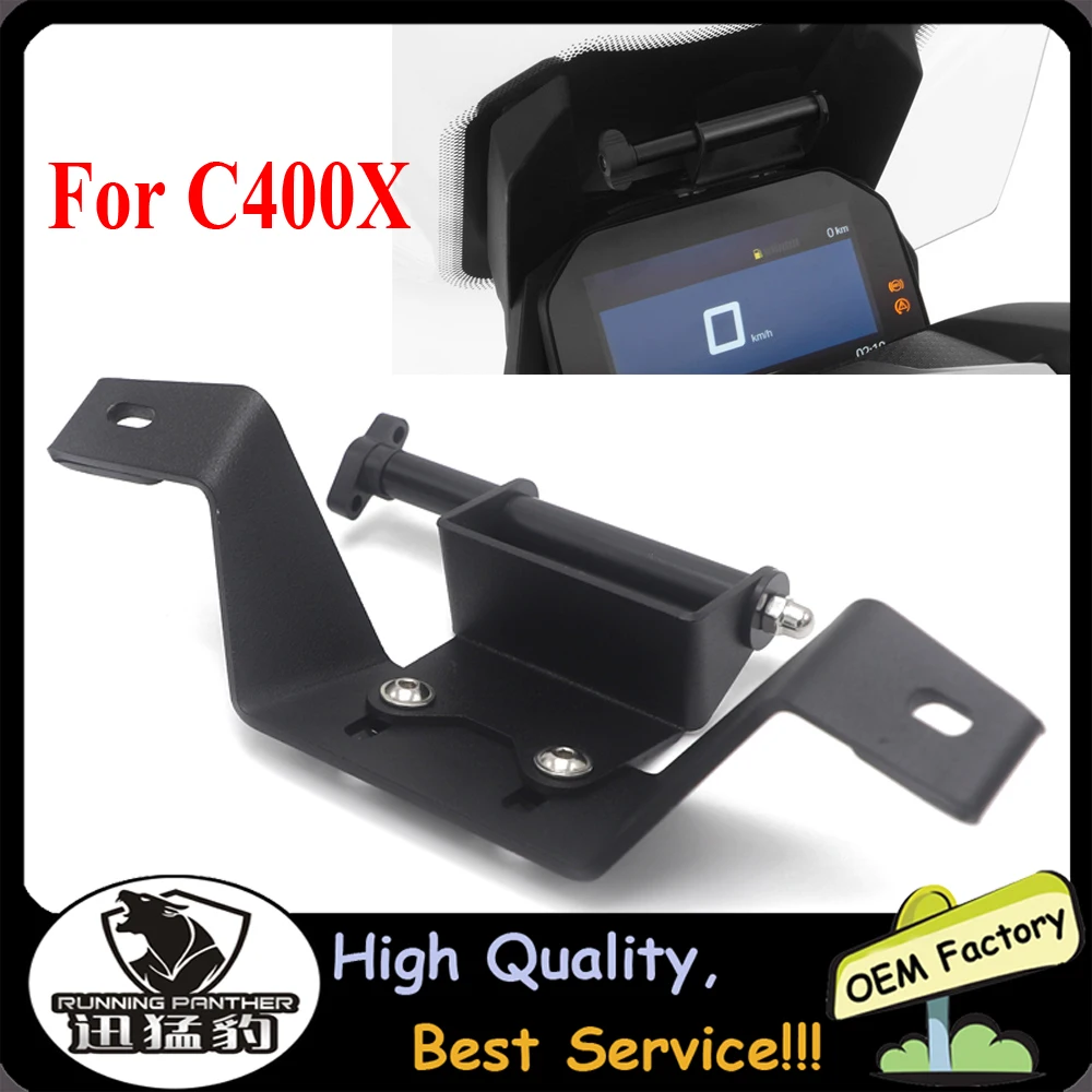

Новинка для BMW C400X Беспроводная зарядка GPS для мотоцикла C 400X навигационный кронштейн крепление адаптер держатель Штатив
