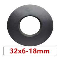 5 50plot ring ferrite magnet 326 mm hole 18 mm black round speaker y30 magnet 32x6 mm with hole 18mm 32mm x 6mm ceramic magnet