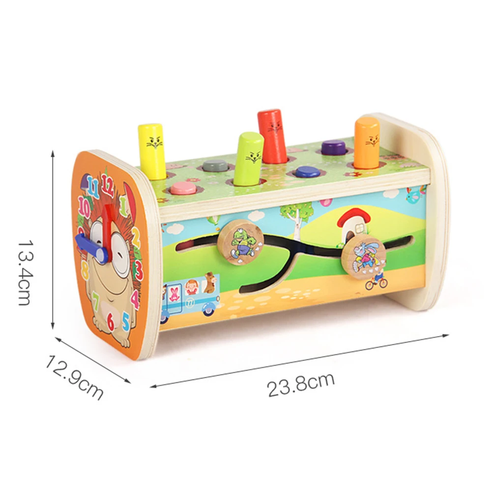 

Wooden Toys Play Hamsters Large Tortoises And Rabbits Catch Mice Knock On The Table Toys Hamster Games Children's Holiday Gifts