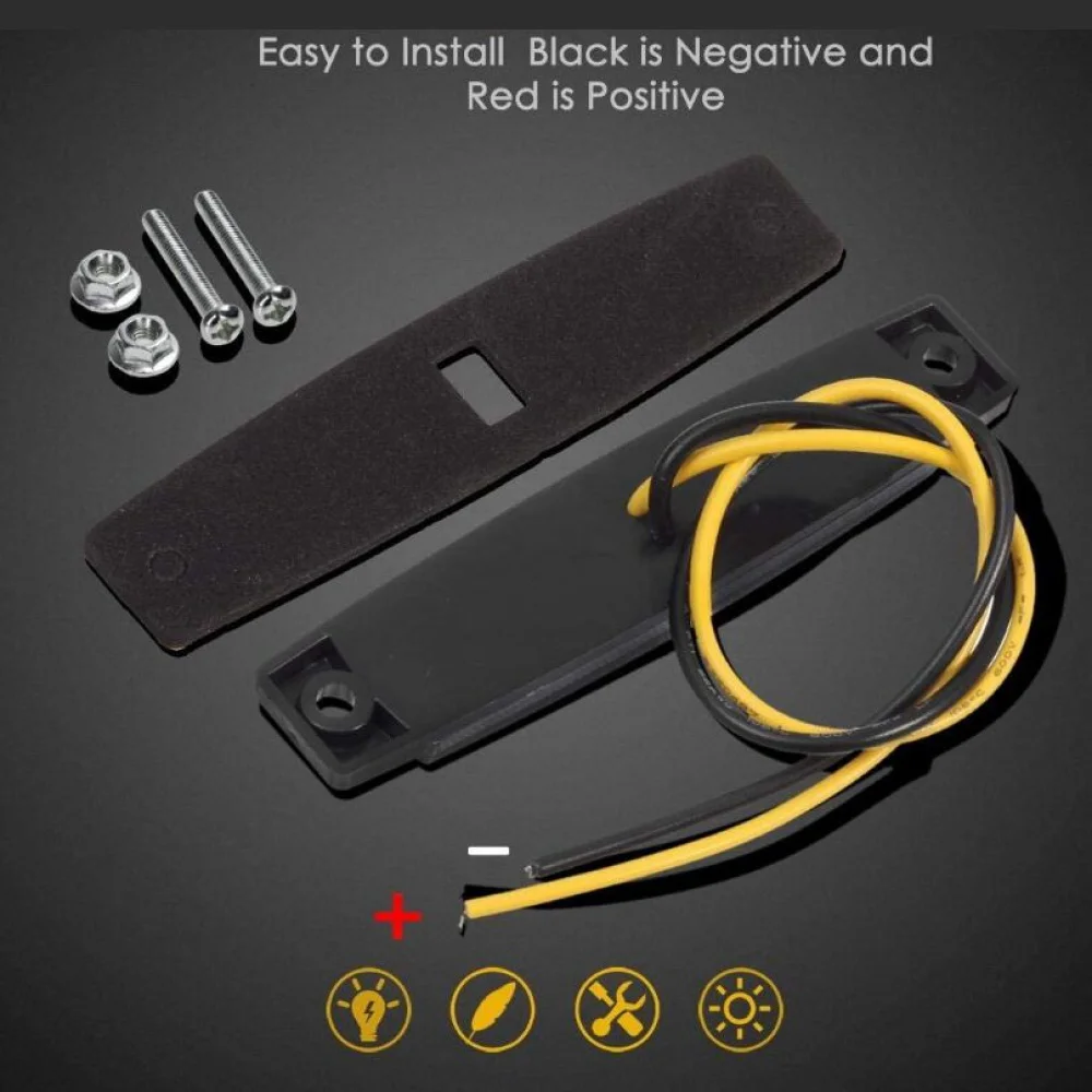 Fuleem 10 шт. 3 8 дюйма копченые линзы Янтарный Светодиодный Боковой габаритный