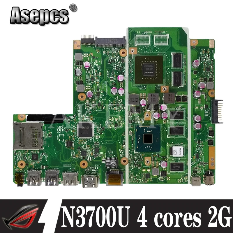 

SAMXINNO For Asus X540SC D540S X540S X540 Laotop Mainboard X540SC Motherboard W/ N3700/4 cores CPU 2GB RAM