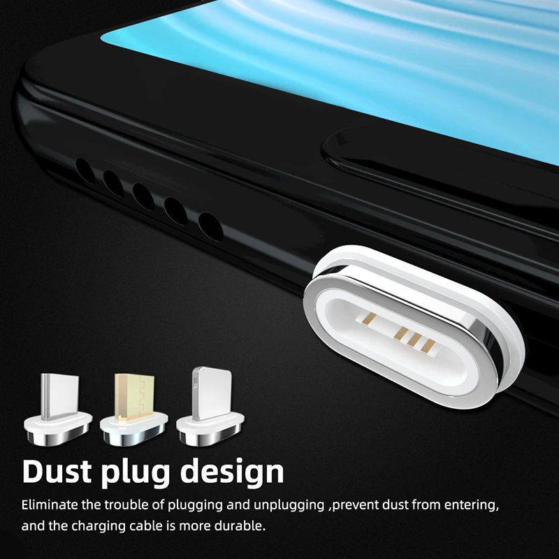 Магнитный кабель зарядное устройство Тип C USB для iPhone XS XR X 8 7 Быстрая зарядка данных Магнит кабель для samsung S9 S10 Micro USB разъем