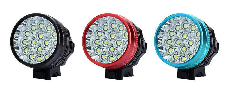 

ZK30 Highlight 16*T6 LED Bicycle Light Safety Outdoor Mountain Night Riding Low Power Warning Bike Light