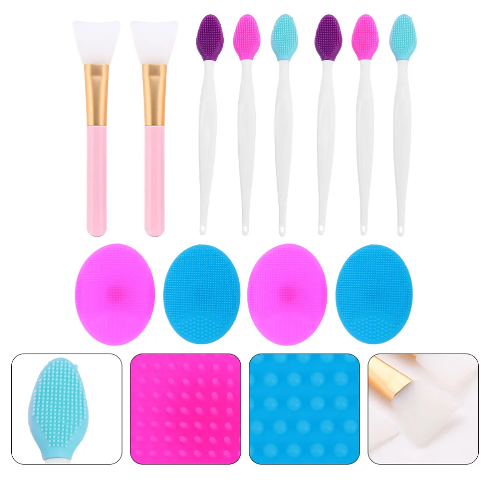 

12pcs Unique Nose Face Brush Set Facial Cleaning Brush Beauty Cleaning Tools