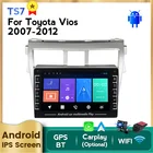 Автомагнитола 1280x720 IPS HD GPS для 2007 2008 2009 2010 2011 2012Toyota VIOS Yaris Android 8,1, мультимедийный плеер